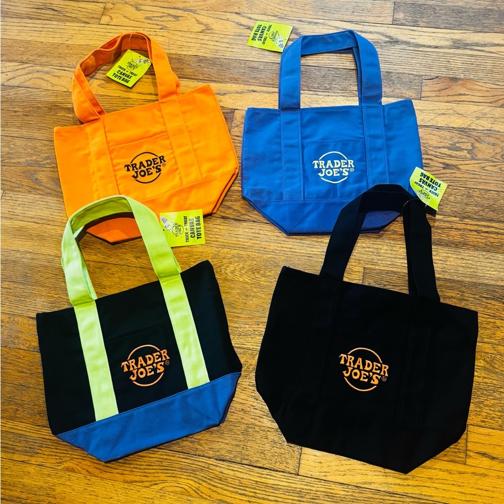 Trader Joe's limited time tote bags - collect all 4